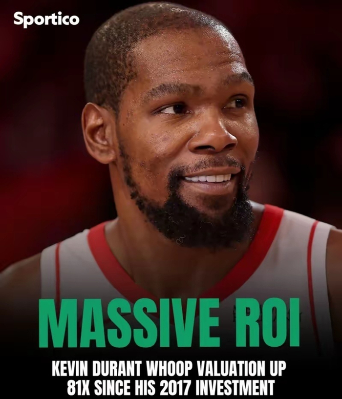 杜兰特化身股神，九年前投资公司身价暴涨81倍，打球快成副业了|凯文·杜兰特|休斯敦火箭队|金州勇士队|C罗|nba_新浪体育_新浪新闻